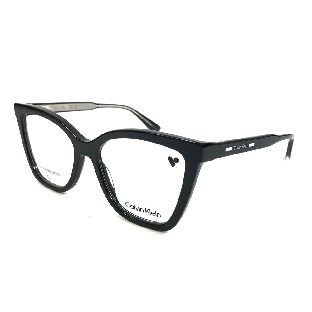Calvin Klein Eyeglasses Frames CK24550MAG 001 SET N Black Silver 55-17-145